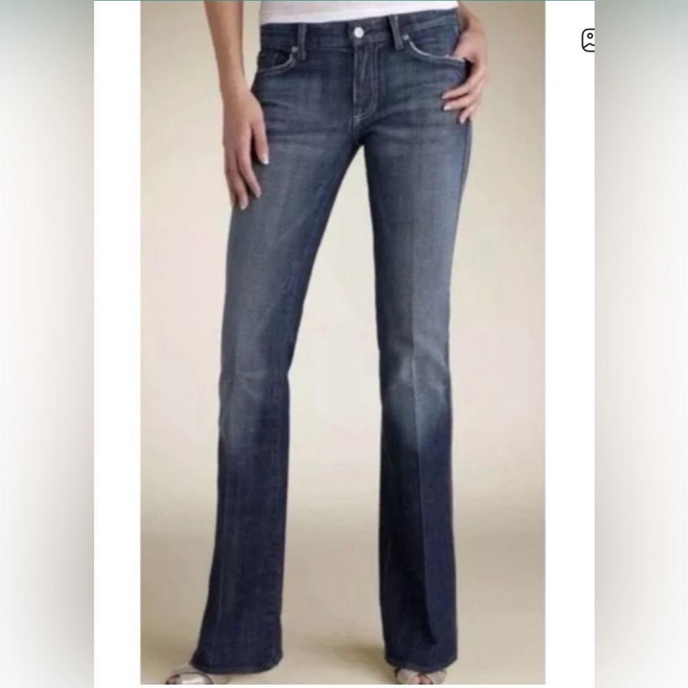 7 For All Mankind A Pocket Flare Jeans Size 26